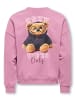 KIDS ONLY Sweatshirt KOGBILA L/S OVZ BEAR in mauve orchid