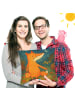Mr. & Mrs. Panda Kuschelkissen 40x40 Fuchs Laterne Design ohne S... in Weiß