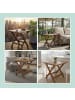 relaxdays Klapptisch in Braun - (B)46 x (H)46 x (T)46 cm