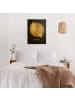 WALLART Leinwandbild Gold - Sternzeichen Wassermann Grau Gold in Gold