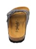 Palado Pantoletten Korfu Velours Premium Leather in Grau