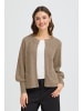 Fransa Strickjacke FRERETTA Regular fit in Walnut Melange