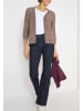 Cecil Bluse in Chocolate Mousse Melange