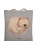 Mr. & Mrs. Panda Schultasche Wombat ohne Spruch in Light Grey