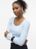 Vero Moda Strickpullover in Ice Water