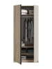 ebuy24 Kleiderschrank Oakland Eiche 80 x 53 cm