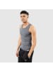 SMILODOX Tank Top Sergio in Anthrazit Melange