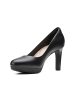 Clarks Plateau-Pumps für Damen in schwarz