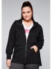 sheego Sweatjacke in schwarz