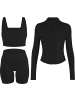 Circle Five Scrunch Shape Trainings-Set in Schwarz