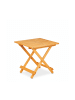 relaxdays Klapptisch in Natur - (B)50 x (H)50 x (T)50 cm