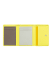 DuDu Corsica Geldbörse RFID Schutz Leder 11 cm citrus yellow