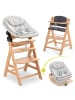 Hauck Alpha Plus 4-tlg. Newborn Set Eco - Hochstuhl in braun,grau
