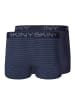 Skiny Boxershort 2er Pack in Blau