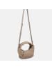 Les Visionnaires Greta mini weave Handtasche Leder 37 cm mushroom - capuccino beige