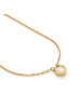 Luxenter Halskette Ceol mit 18 Karat Gold-Finish – CEOL