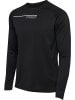 Hummel Shirt "Hmlcourt Light Weight T-Shirt L/S" in Schwarz