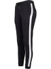 Urban Classics Urban Classics Damen Ladies Interlock Jogpants in black/white
