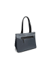 The Chesterfield Brand C38.0401 Leather Shopper Nylon Wax Pull Up Otta Light Grey