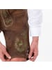 Occulto Trachten Lederhose Geissberg in Dunkebraun