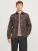 Jack & Jones Overshirt in Chocolate Plum