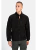Camel Active Fleecejacke aus recyceltem Polyester in Schwarz