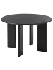 Beliani Esszimmertisch COSMO in Schwarz - (W) 120 x (H) 75 x (L) 120 cm