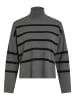 Vila Strickpullover in Medium Grey Melange