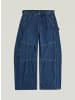 G-Star Raw Bowey Barrel Extreme Loose Jeans worn in sentry blue