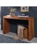 FineBuy Konsolentisch in Braun / Sheesham / 40x115x75
