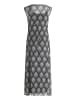 CARTOON Midikleid ohne Arm in Schwarz/Weiß