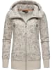 ragwear Sweatjacke Neska Zip Flowers in Bone23