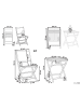 Beliani 3-tlg Bistro Set PARAGGI in Braun