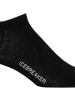 icebreaker Socken Lifestyle Fine Gauge No Show in Schwarz