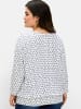 sheego Fledermausshirt in ecru-gemustert