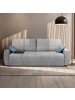 CALICOSY Schlafsofa Alba in Grau - (W) 246  x (H) 76  x (L) 112  cm