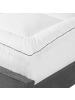 Beliani Topper MULHACEN in Weiß - (W) 90 x (H) 4 x (L) 200 cm