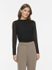 Vila Langarmshirt VIRikke in schwarz