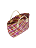 faina Women 2-In-1 Tote Bag Set in Gold Fuchsia