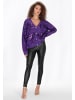faina Women Cardigan in violet