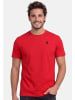 U.S. Polo Assn. T-Shirt USNaash – Herren Basic Shirt aus 100 % Baumwolle in Rot-Navy