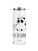 Mr. & Mrs. Panda Trinkflasche Edelstahl Panda Gute Besserung mit... in Weiß