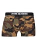 Urban Classics Boxershorts in wd camo+grn+blk+grey+sw camo