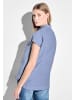 Cecil Chambray Leinenbluse in Blau