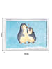 Mr. & Mrs. Panda Acryl-Aufsteller Pinguin umarmen ohne Spruch in Eisblau