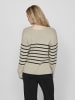 Vila Strickpullover in Feather Gray
