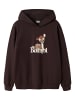 TWO SOON Hoodie in Chocolate Plum1