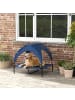 Pawhut Hundeliege Outdoor mit Dach 76L x 61B x 69,5H cm
