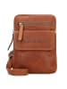 The Chesterfield Brand Wax Pull Up Umhängetasche Leder 16 cm in cognac