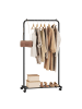 SONGMICS Kleiderständer Pataye in Schwarz - (B)74 x (H)158.3 x (T)40.6 cm